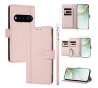 QiongniAN Compatible with Natural Ai Phone Case,PU Leather Flip Cover Wallet Protector Compatible with Natural Ai Phone BGX5 Protective Case Pink