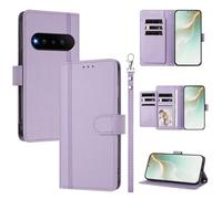 QiongniAN Compatible with Natural Ai Phone Case,PU Leather Flip Cover Wallet Protector Compatible with Natural Ai Phone BGX5 Protective Case Purple
