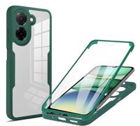 QiongniAN Compatible with REDMI A7 Pro 4G Case,Coverwith built-in screen protector Compatible with Xiaomi Poco C81 25128RN17G / C81 Pro 25128RN17G / C85x 5G Case Cover Green