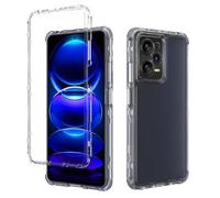 QiongniAN Compatible with REDMI Note 12 Pro 5G Case Cover,3-in-1 Drop-Proof And Shock-absorbing Compatible with Xiaomi Redmi Note 11 Pro 4G/5G 2201116TG 2201116TI Phone Protective Case Clear