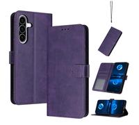 QiongniAN Compatible with Samsung Galaxy A36 5G Leather Case,Compatible with Samsung Galaxy A36 5G SM-A366E SM-A366E/DS SM-A366B SM-A366B/DS SM-A366U1 Case PU Leather Phone Flip Cover Purple