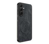 QiongniAN Compatible with Samsung Galaxy A57 5G Case Cover Black | Compatible with Samsung Galaxy A57 5G ,Flexible Silicone Bumper Cover,Built-in magnetic plate,Shockproof Protection Case