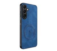QiongniAN Compatible with Samsung Galaxy A57 5G Case Cover Blue | Compatible with Samsung Galaxy A57 5G ,Flexible Silicone Bumper Cover,Built-in magnetic plate,Shockproof Protection Case