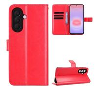 QiongniAN Flip Leathe Case Compatible with Samsung Galaxy A57 5G SM-A576B/DS Phone Protective Case Cover Red