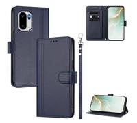 QiongniAN PU Leather Cover Compatible with OnePlus 15R / ACE 6 6T Case Blue