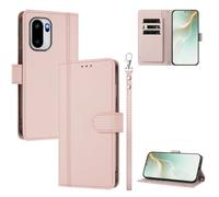 QiongniAN PU Leather Cover Compatible with OnePlus 15R / ACE 6 6T Case Pink