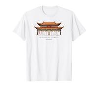 Qiongzhu Temple, Hand-Drawn, Kunming, China T-Shirt
