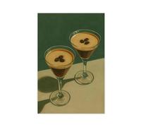 QIOTBVV Espresso Martini PosterCanvas Poster Wall Art Decor Print Picture Paintings for Living Room Bedroom Decoration16x24inch(40x60cm)
