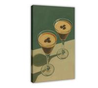 QIOTBVV Espresso Martini PosterCanvas Poster Wall Art Decor Print Picture Paintings for Living Room Bedroom Decoration08x12inch(20x30cm)
