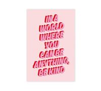 QIOTBVV In A World WhereCanvas Poster Bedroom Decor Landscape Office Room Decor Gift16x24inch(40x60cm)