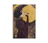 QIOTBVV Retro Mystique Witchcraft ArtCanvas Poster Bedroom Decor Landscape Office Room Decor Gift24x36inch(60x90cm)