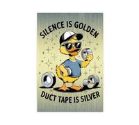 QIOTBVV Silence Is GoldenCanvas Poster Bedroom Decor Landscape Office Room Decor Gift20x30inch(50x75cm)