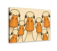 QIOTBVV The Duck Is Watching You.Canvas Poster Bedroom Decor Landscape Office Room Decor Gift12x18inch(30x45cm)