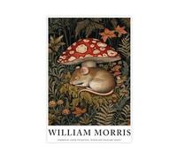 QIOTBVV The Mouse Beneath The MushroomCanvas Poster Wall Art Decor Print Picture Paintings for Living Room Bedroom Decoration20x30inch(50x75cm)