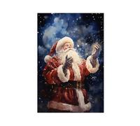 QIOTBVV Winter WonderlandCanvas Poster Bedroom Decor Landscape Office Room Decor Gift08x12inch(20x30cm)