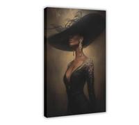 QIOTBVV Woman of DistinctionCanvas Poster Wall Art Decor Print Picture Paintings for Living Room Bedroom Decoration12x18inch(30x45cm)