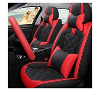 QIOZO ar Seat Covers Universal Full Set for Audi A1 Sportback 2010-2015 A2 A6 Sedan Avant/TT Proteggere Auto Parts/Waterproof,Deluxe Red Edition