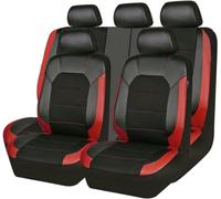 QIOZO ar Seat Covers Universal Full Set for Bmw 3 Series 340I 330D 330I 320I 318I 320D 335I 330E 335I 328I 330Ci E90 320I E90 325I Auto Parts/Waterproof_black red