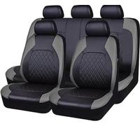 QIOZO ar Seat Covers Universal Full Set for Citroen Ds4 C4 Cactus Ds5 C-Crosser C5 Aircross C4 Aircross C3 Aircross C4 C5 C3 C6 Berlingo C4 Grand Pi Auto Parts/Waterproof_black gray