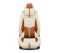 QIOZO ar Seat Covers Universal Full Set for Hyundai Santa Fe Sport 2014-2018 Auto Parts/Waterproof/Beige luxury version