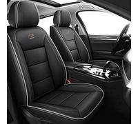 QIOZO ar Seat Covers Universal Full Set for Jaguar XF 2007-2020/Jaguar XE 2015-2018 Auto Parts/Waterproof/Black and white