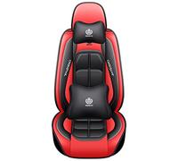 QIOZO car seat cover Suitable for Mercedes Benz A-Class A180 A200 A220 A260 Sport Star Edition A160 A250 A220d E-CELL Auto Parts/Waterproof/Sports Leather/Red Deluxe