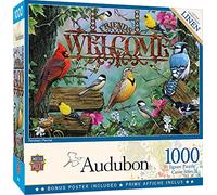 Qipexeii Master Pieces Audubon 1000 Puzzles Collection - Perched 1000 Piece Jigsaw Puzzle