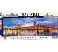 Qipexeii Masterpieces American Vistas, Nashville 1000Piece Panoramic Jigsaw Puzzle