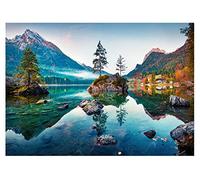 Qipexeii Puzzles for Adults 1000 Piece - Jigsaw Puzzles 1000 Pieces for Adults - Kids Puzzles - Hard Puzzle for Adults 1000 Piece - Natural Series, Autumn Lake - Board Size 27''x19''