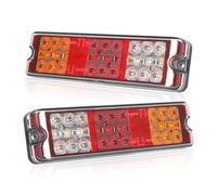 Qiping LED Trailer Lights, 12V/24V Universal Taillights, five functions, Waterproof Easy Install, suitable for trailers, caravans, trucks, E-mark