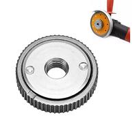 qipuneky Quick Release Nut, M14 x 2cm, Carbon Steel, 2 Pieces, Black, Lock Type, Compatible with M14 Angle Grinders