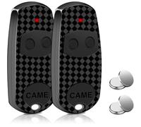 QIQIAZI 2 Pack Gate Remote Cotrol, 433.92MHz Gate Remote Cotrol Comatile with CAME TOP432NA, TOP432EE, TOP432EV