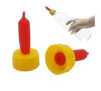 QIQIRO 12-Pack Pritchard Nipple for Goats Milk Drink Bottle Nipple Soft Rubber Pritchard Teat for Small Animal Nursing Lambs Goat Kids Pup Dog Foal Calf Piglet Feed Orphaned