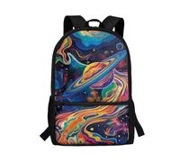QIQISE Black Dachshund Print Kids Backpack for Boys Girls Lightweight Travel Daypack Elementary Student Rucksack Outdoor Primary School Bag