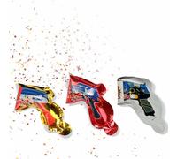QIQUQUP 12 Pack Inflatable Confetti Poppers - Handheld Shooter with Random Colors for Party Wedding Graduation Celebration Decorations