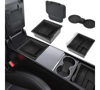 Qirc New 4PCS Center Console Organiser Tray for Tesla Model Y Juniper