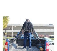 Qirc Truck Cargo Net, Highly Elastic Cargo Net for Pickup Truck Bed, Simple Stretchable Mesh Organizer, Suitable for Daily Light Loads of Trucks, 4'x4’ Stretches to 7‘x 7’ (Single Layer)