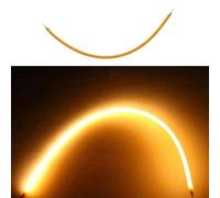 QIROGKC 10PCS Flexible LED Filament for Edison Bulbs - 3V COB Warm Light/Red/Green/Blue, 130mm FPC Soft Filament, DIY Lamp Parts (0.3W, Multi-Color & Length Options) 38mm 2200KWarmYellow