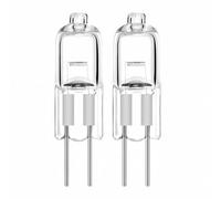 QIROGKC 12V G4 Bi-Pin Halogen Bulbs - 5W-50W Low Voltage Warm White 3000K for Cabinet Lighting, Marine, DIY (10ps) 2700K 50W