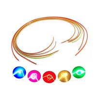QIROGKC 24V Extra Long Flexible LED Filament 5PCS 600mm 950mm High CRI >93 Unbreakable Design for Party Decoration Commercial Lighting DIY Edison Bulb 24V-600MM Red