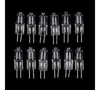 QIROGKC 5pcs G4 24V 20W/35W/50W Halogen Bulb Warm White dimmable Glass Capsule lamp Suitable for Home Lighting 5PCS 24V-30W