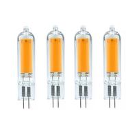 QIROGKC 5Pcs G4 G9 LED Bulbs 3W 5W 7W Dimmable 110V-240V Glass COB Dual-Sided Lighting 2700K-6500K Color Temperature G4 1231 7W 220V-240V Dimmable Warm White Light