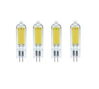 QIROGKC 5Pcs G4 G9 LED Bulbs 3W 5W 7W Dimmable 110V-240V Glass COB Dual-Sided Lighting 2700K-6500K Color Temperature G4 0930 5W 220V-240V Dimmable Cool White