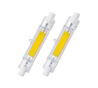 QIROGKC R7S LED Bulb, COB Glass Light, 78mm/118mm/189mm, 5W-20W, 2700K-6500K, 2000LM, Dimmable, 110V-220V, IP65 Waterproof for Indoor/Outdoor 78mm10W2pcs 110Vdimmingnaturalwhite