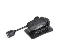 QIRUIMY Tactical Helmet Light System with Flexible Stalk,White+ IR +Red/Green/Blue LED Survival Signal Light,Headlamp Safety Signal Indicators (Black)