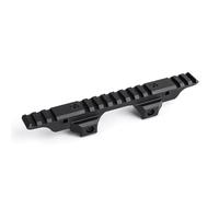 QIRUIMY Tactical Red Dot Sight Riser Mount,Lightweight Lower 1/3 Direct Optic Riser,Optic Modular 20mm Picatinny Rail Scope (Black)