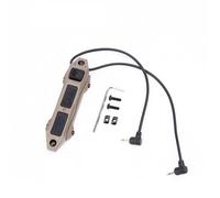 QIRUIMY Tactical Torch Dual Pressure Switch Augmented Button Switch and Pressure Switch Quick Lease Mount for M300 M600 Scout Light (Brown)