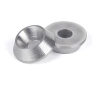 QIRUIRED 2 Pcs M8 x 25mm 304 Stainless Steel Fasteners Hardware Concave and Convex Gasket Fisheye Rugged Gasket Cone Bowl Shape Countersunk Solid Metal Finishing Cup Washers