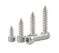 QIRUIRED 30 Pcs M5 x 20mm Hex Socket Cap Screw Nails Screws Hardware Self Tapping Screws Metric Thread 304 Stainless Steel Fasteners Tools