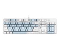 Qisan Mechanical Gaming Keyboard Wired Ice Blue Led Backlit Keyboard Blue Switch Full Size 104 Keys US Layout | Computer Keyboard | Gaming Accessories | Mechanical Keyboard | Ergonomic Keyboard